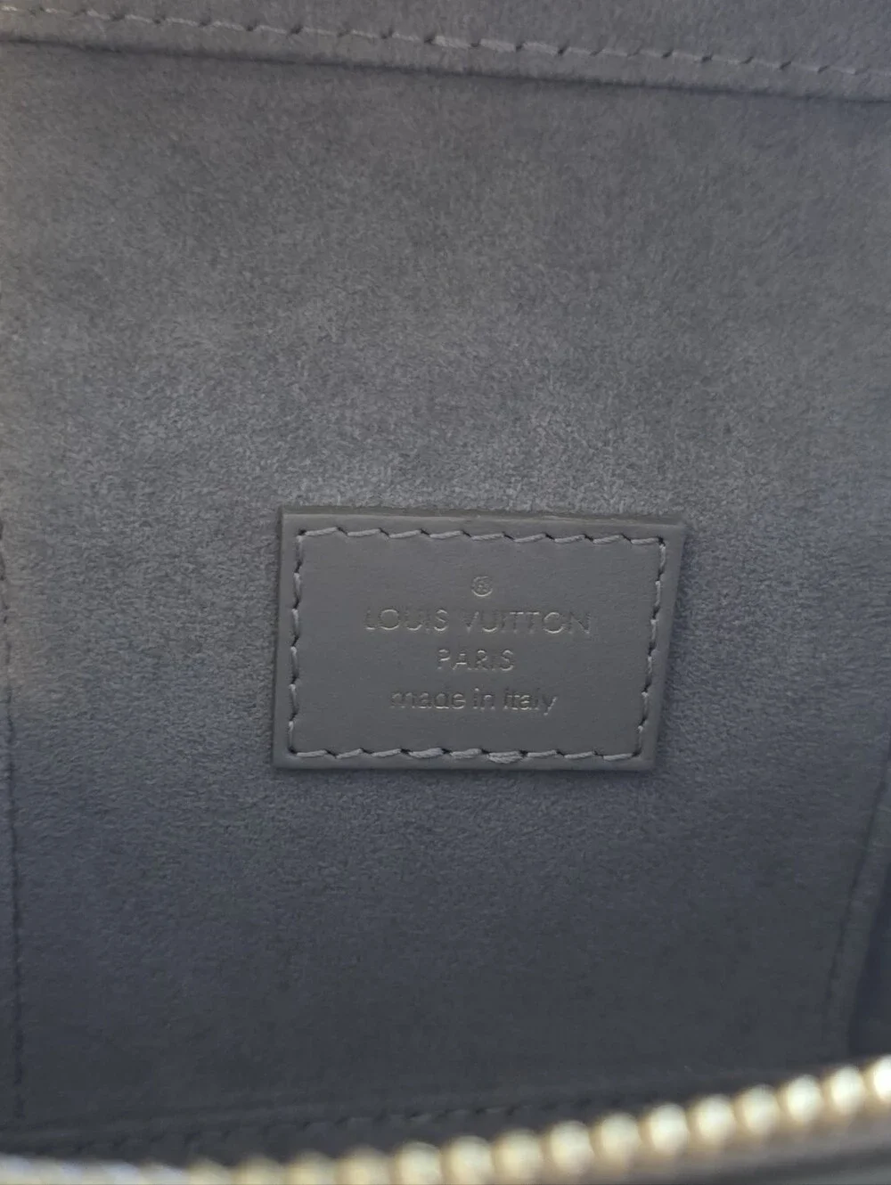 Louis Vuitton Light Blue Monogram Vanity Crossbody Bag